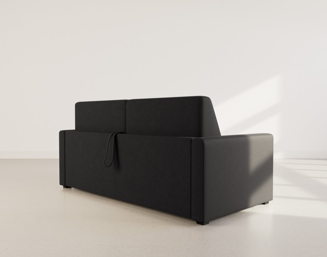 Canapé JULIA 3 places convertible express quotidien en tissu | Best Mobilier