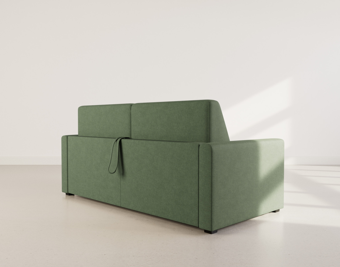 Canapé JULIA 3 places convertible express quotidien en tissu | Best Mobilier
