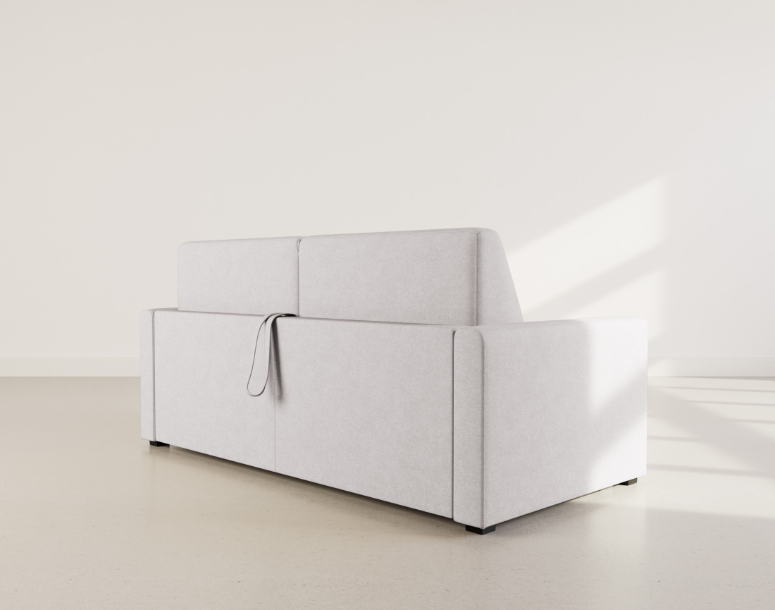 Canapé 3 places convertible express quotidien en tissu Julia