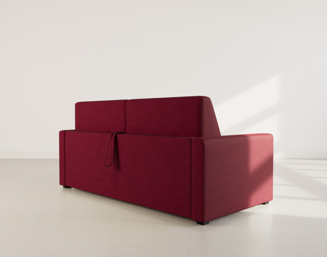 Canapé JULIA 3 places convertible express quotidien en tissu | Best Mobilier