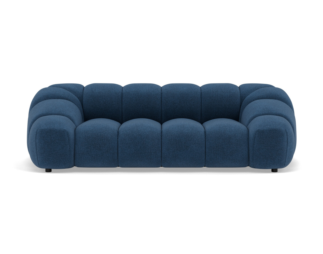 Canapé 3 places en velours texturé Ava