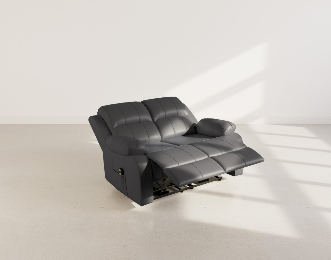 Canapé 2 places relax électrique en simili Armand