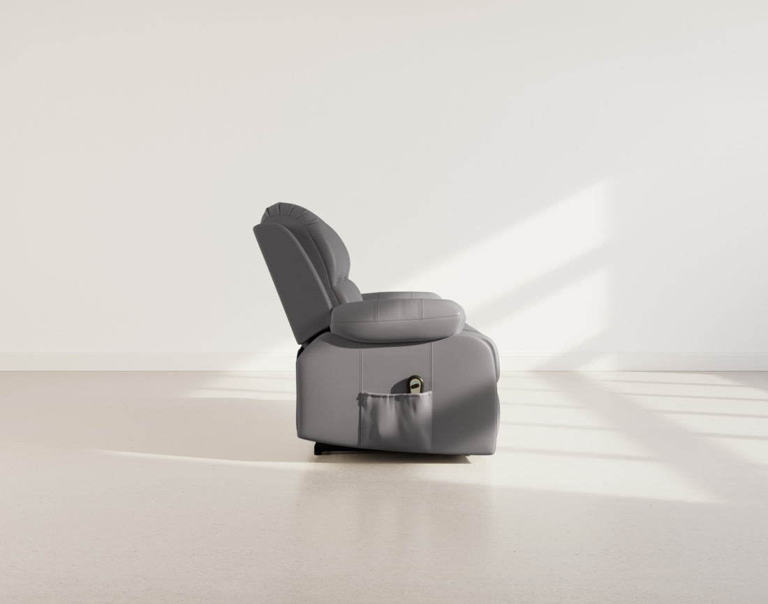 Canapé 2 places relax électrique en simili Armand