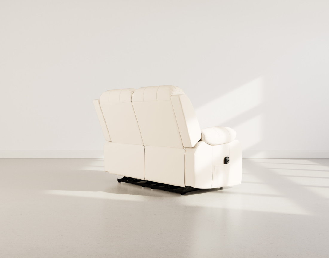 Canapé 2 places relax électrique en simili Armand