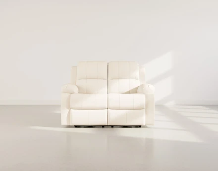 Canapé 2 places relax électrique en simili Armand