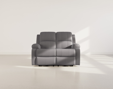 Canapé 2 places relax électrique en simili Armand