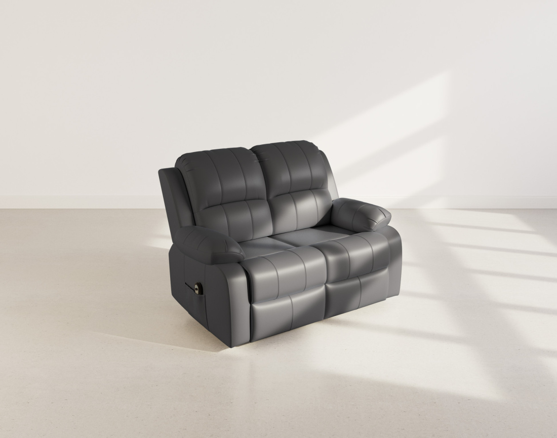 Canapé 2 places relax électrique en simili Armand