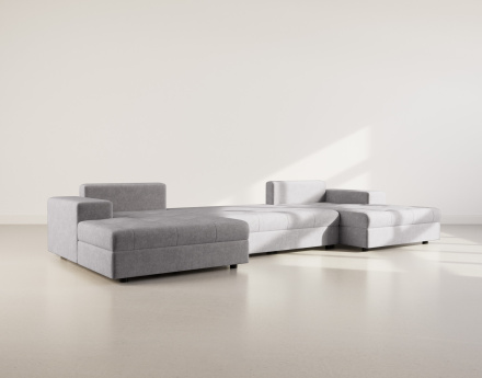 Canapé panoramique en U 7...