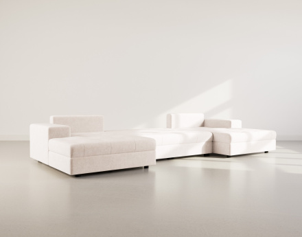 Canapé panoramique en U 7...