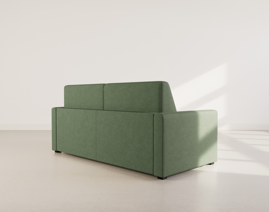 Canapé 3 places convertible express quotidien en tissu Julia