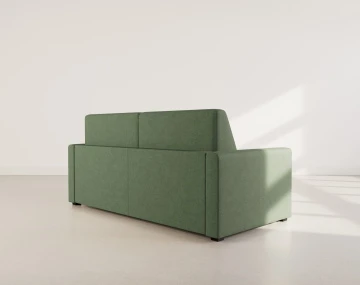 Canapé JULIA 3 places convertible express quotidien en tissu | Best Mobilier