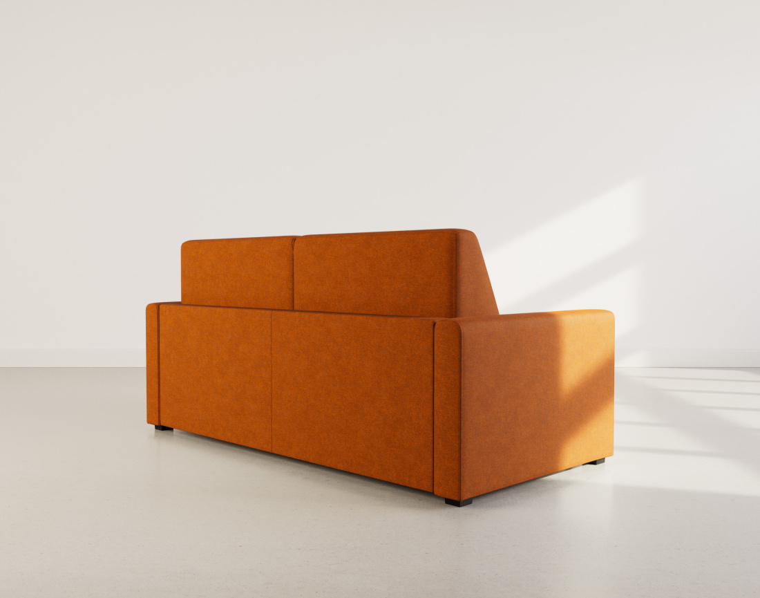 Canapé JULIA 3 places convertible express quotidien en tissu | Best Mobilier