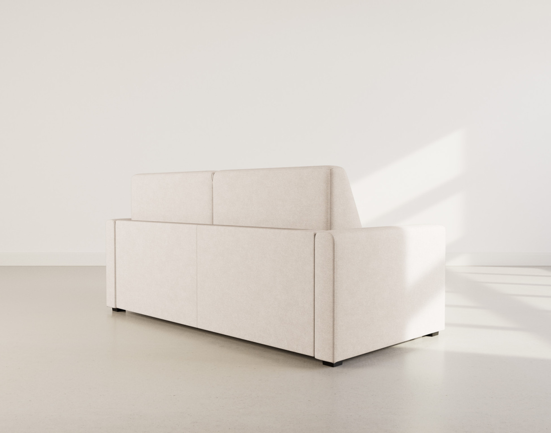 Canapé JULIA 3 places convertible express quotidien en tissu | Best Mobilier