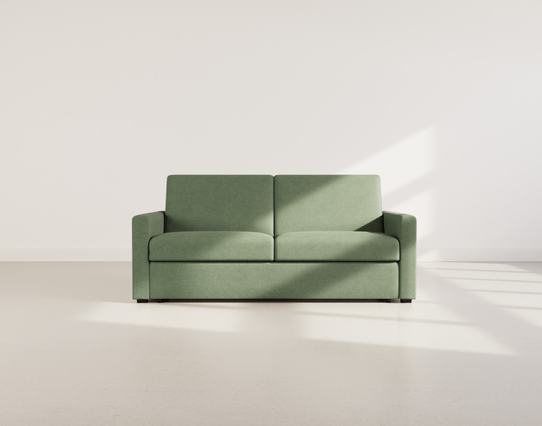 Canapé JULIA 3 places convertible express quotidien en tissu | Best Mobilier