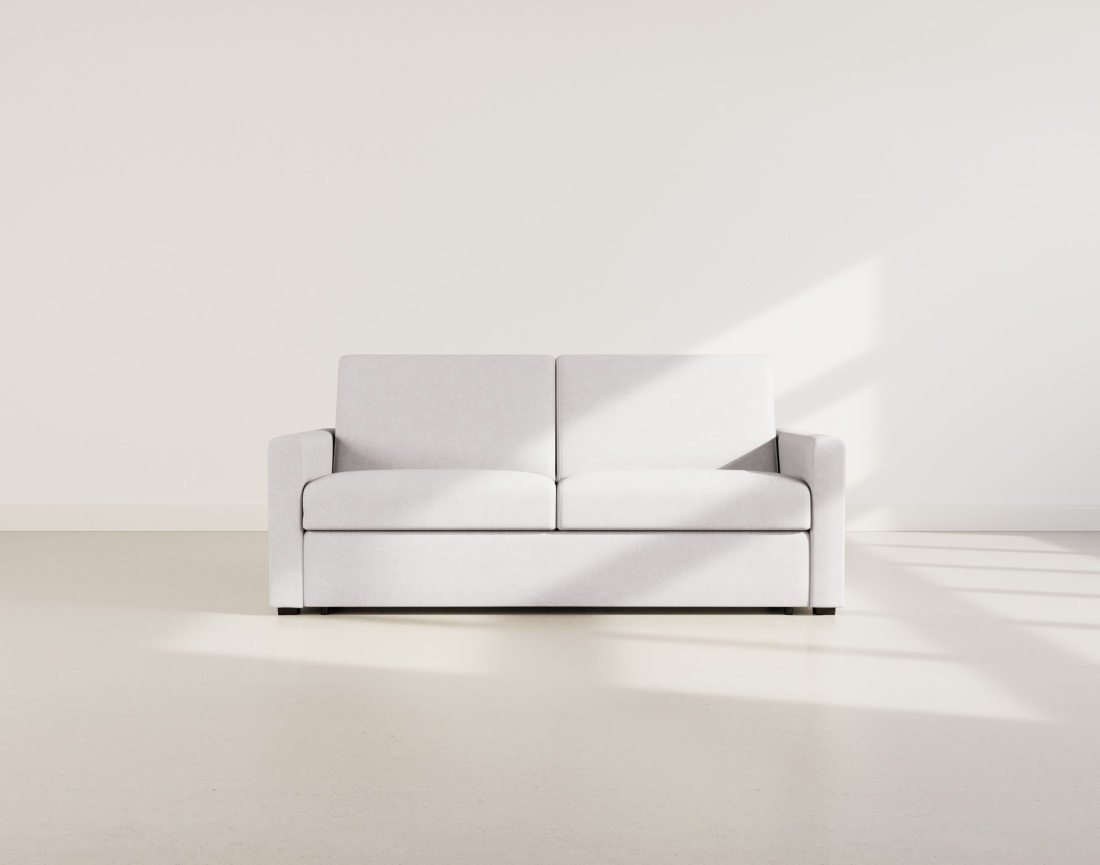 Canapé 3 places convertible express quotidien en tissu Julia