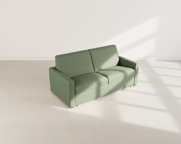 Canapé JULIA 3 places convertible express quotidien en tissu | Best Mobilier