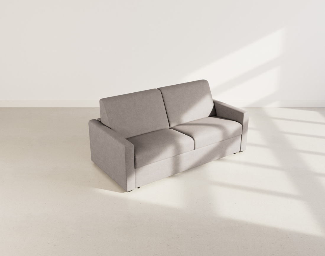 Canapé 3 places convertible express quotidien en tissu Julia