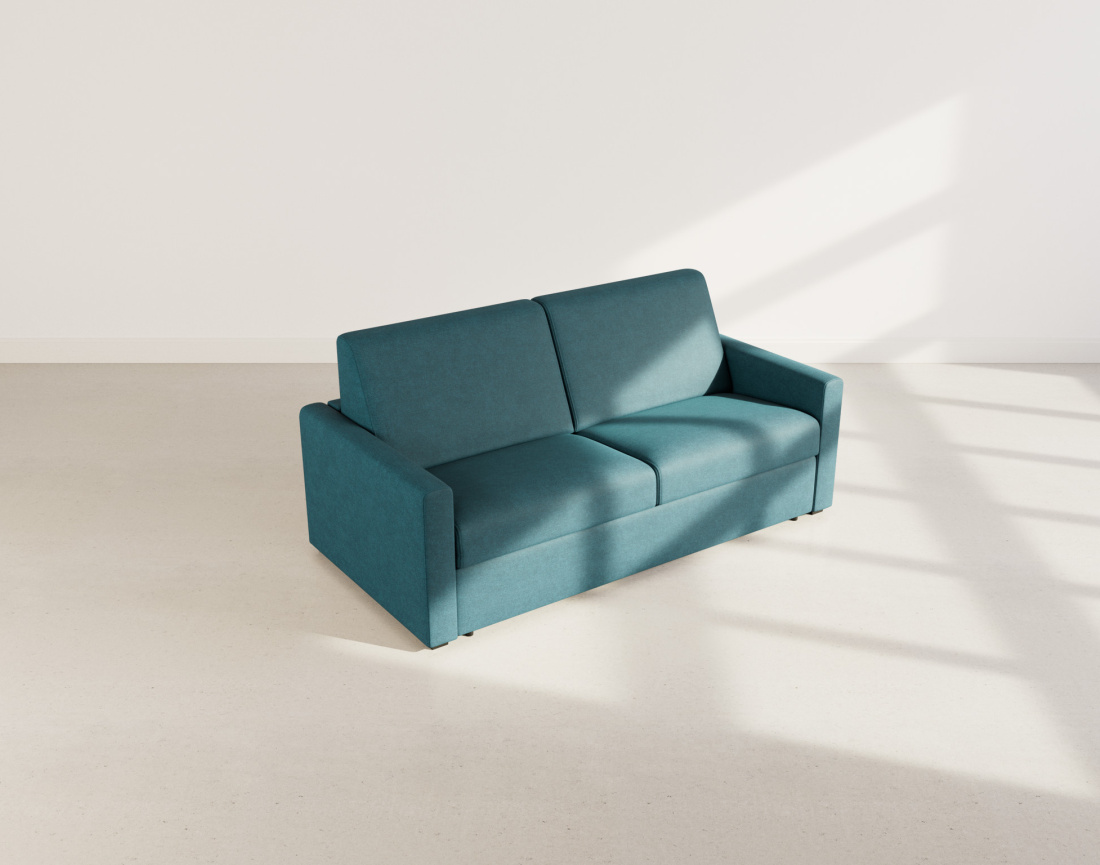 Canapé JULIA 3 places convertible express quotidien en tissu | Best Mobilier