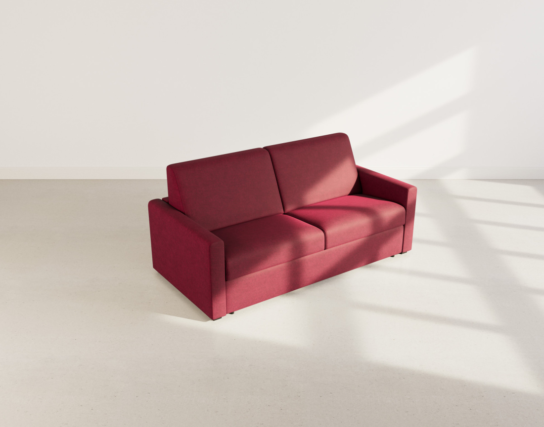 Canapé 3 places convertible express quotidien en tissu Julia