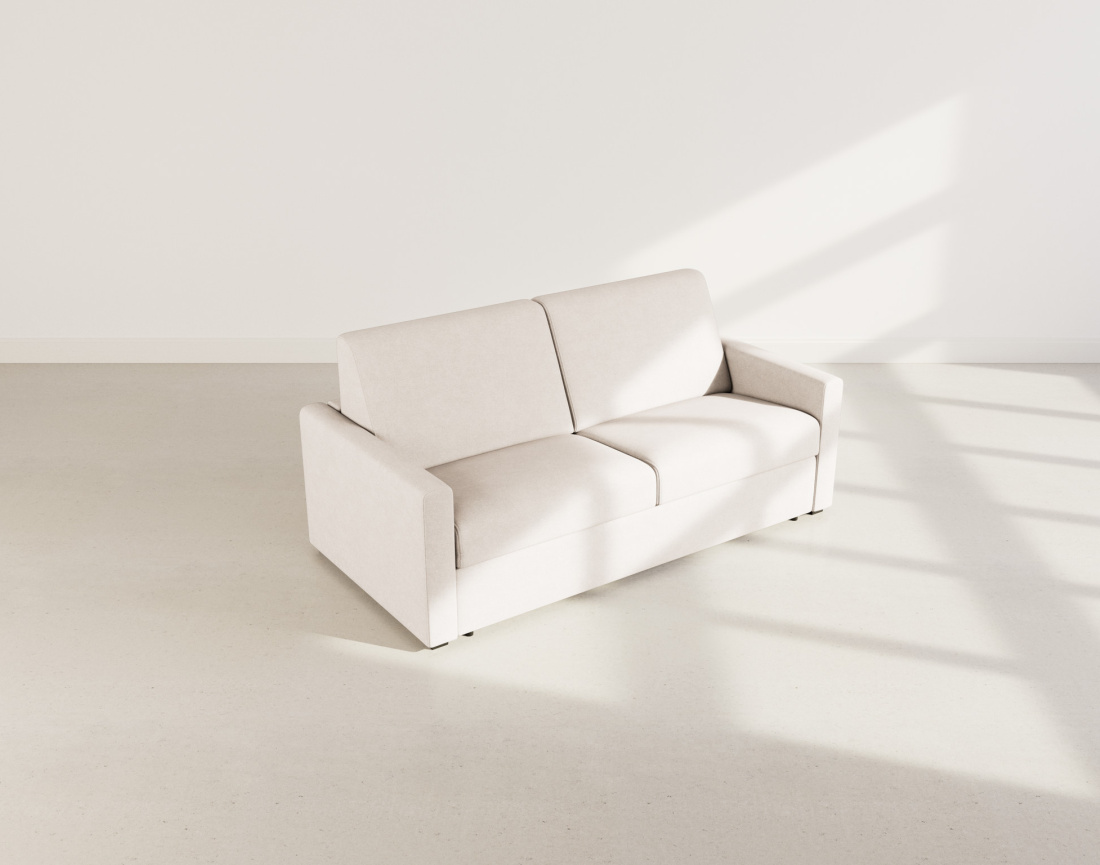 Canapé 3 places convertible express quotidien en tissu Julia