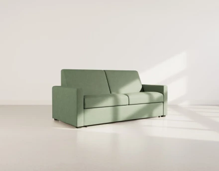 Canapé 3 places convertible express quotidien en tissu Julia