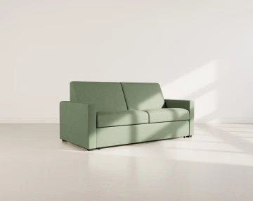 Canapé JULIA 3 places convertible express quotidien en tissu | Best Mobilier