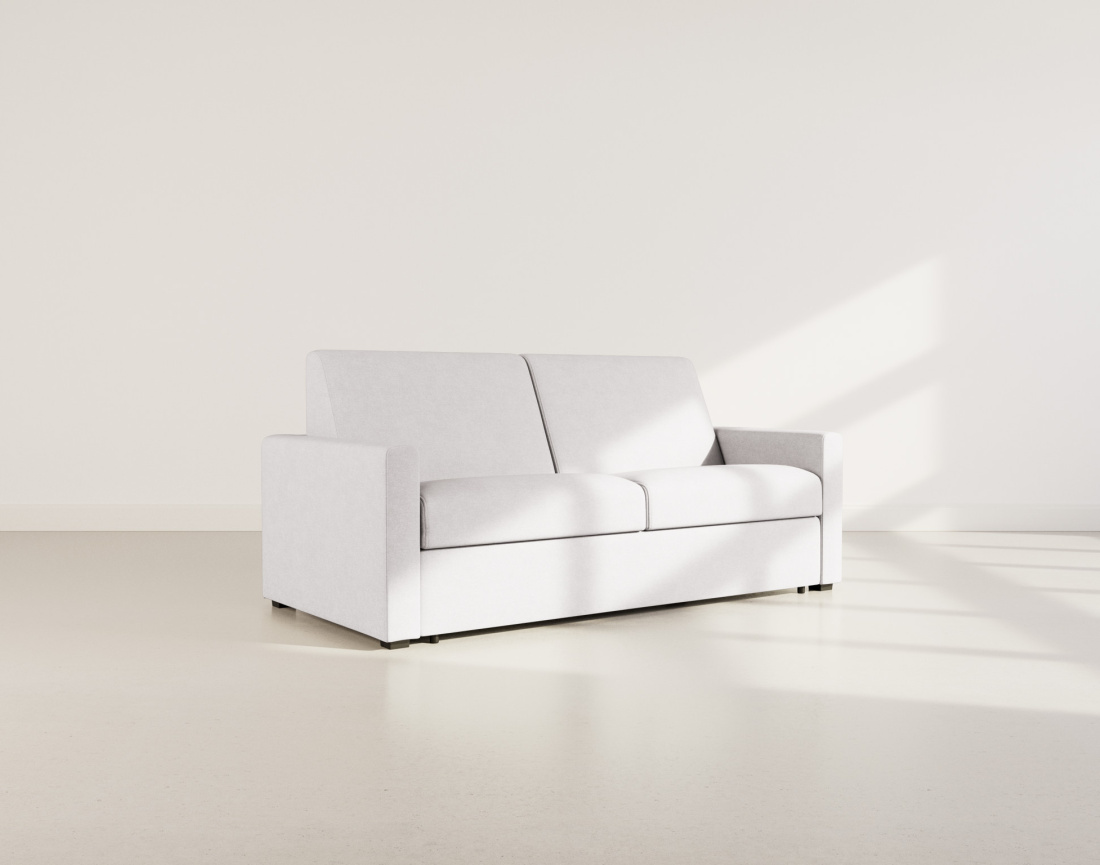 Canapé JULIA 3 places convertible express quotidien en tissu | Best Mobilier