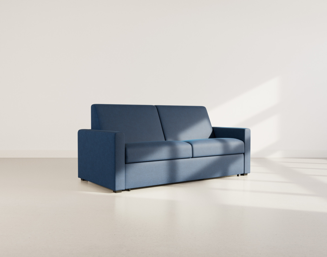 Canapé JULIA 3 places convertible express quotidien en tissu | Best Mobilier