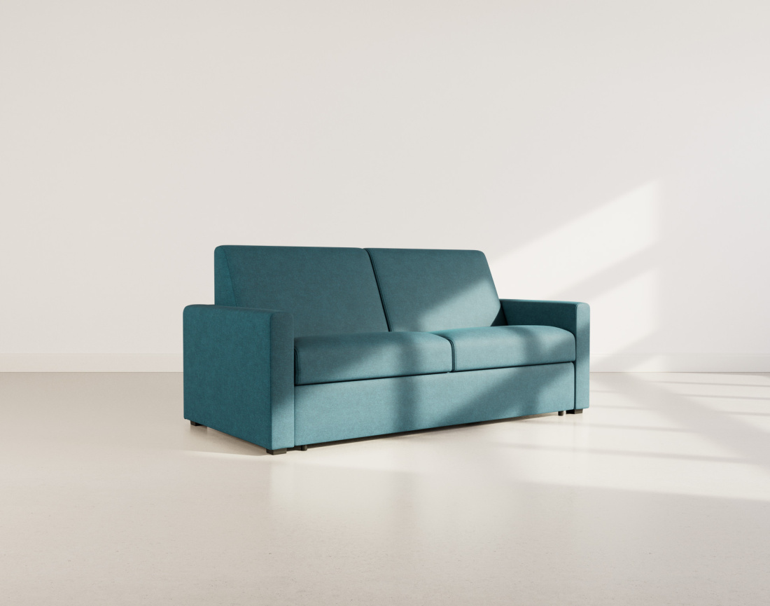 Canapé JULIA 3 places convertible express quotidien en tissu | Best Mobilier