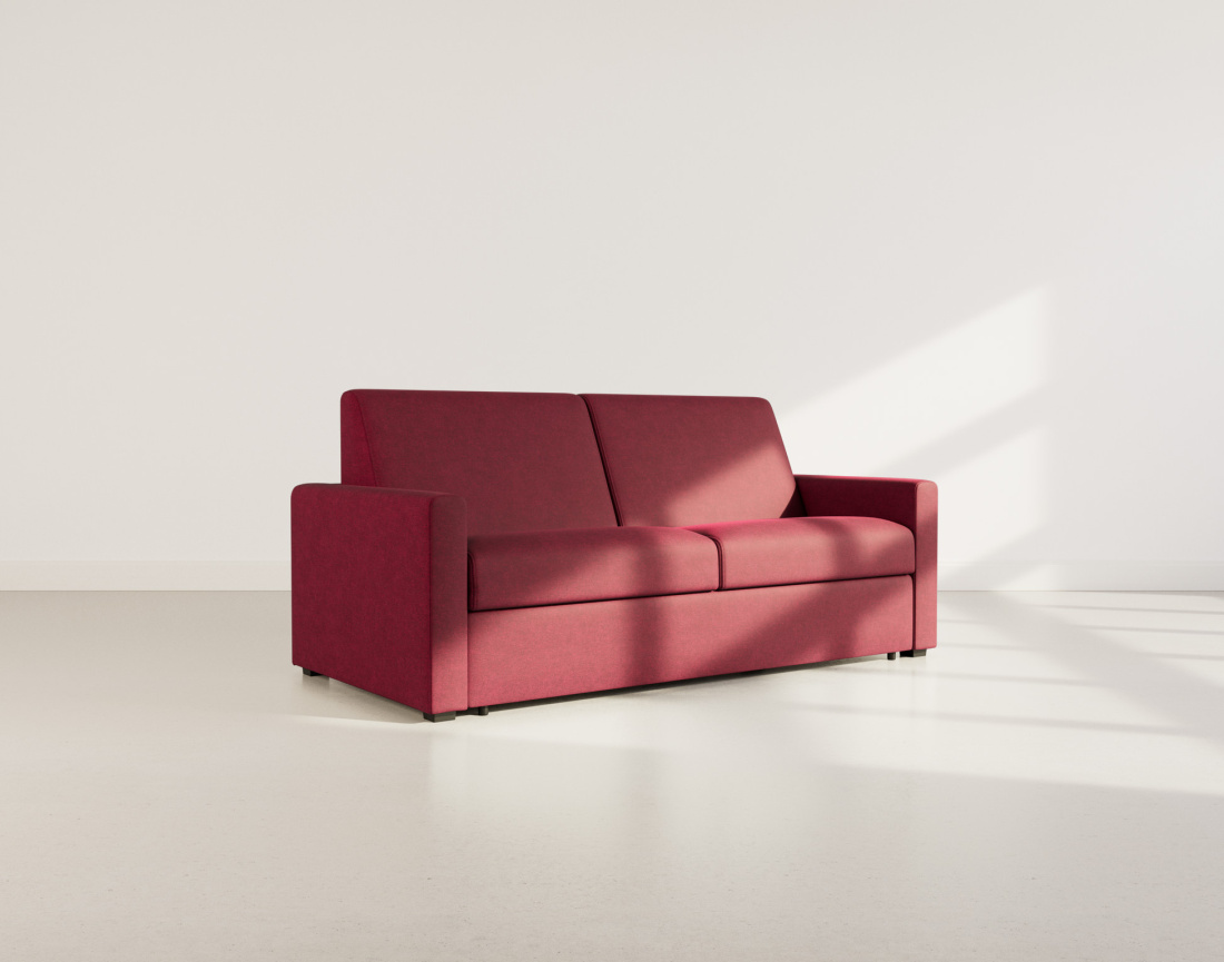 Canapé JULIA 3 places convertible express quotidien en tissu | Best Mobilier