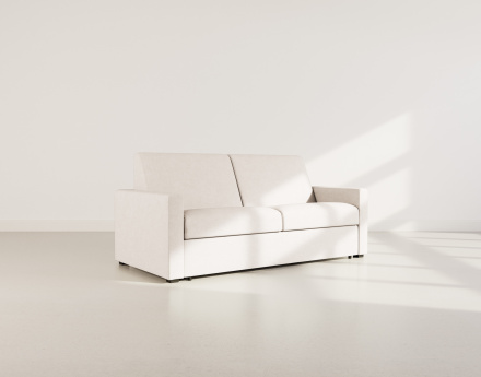 Canapé 3 places convertible express quotidien en tissu Julia