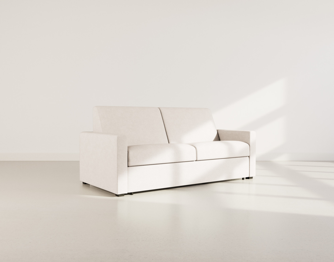 Canapé JULIA 3 places convertible express quotidien en tissu | Best Mobilier