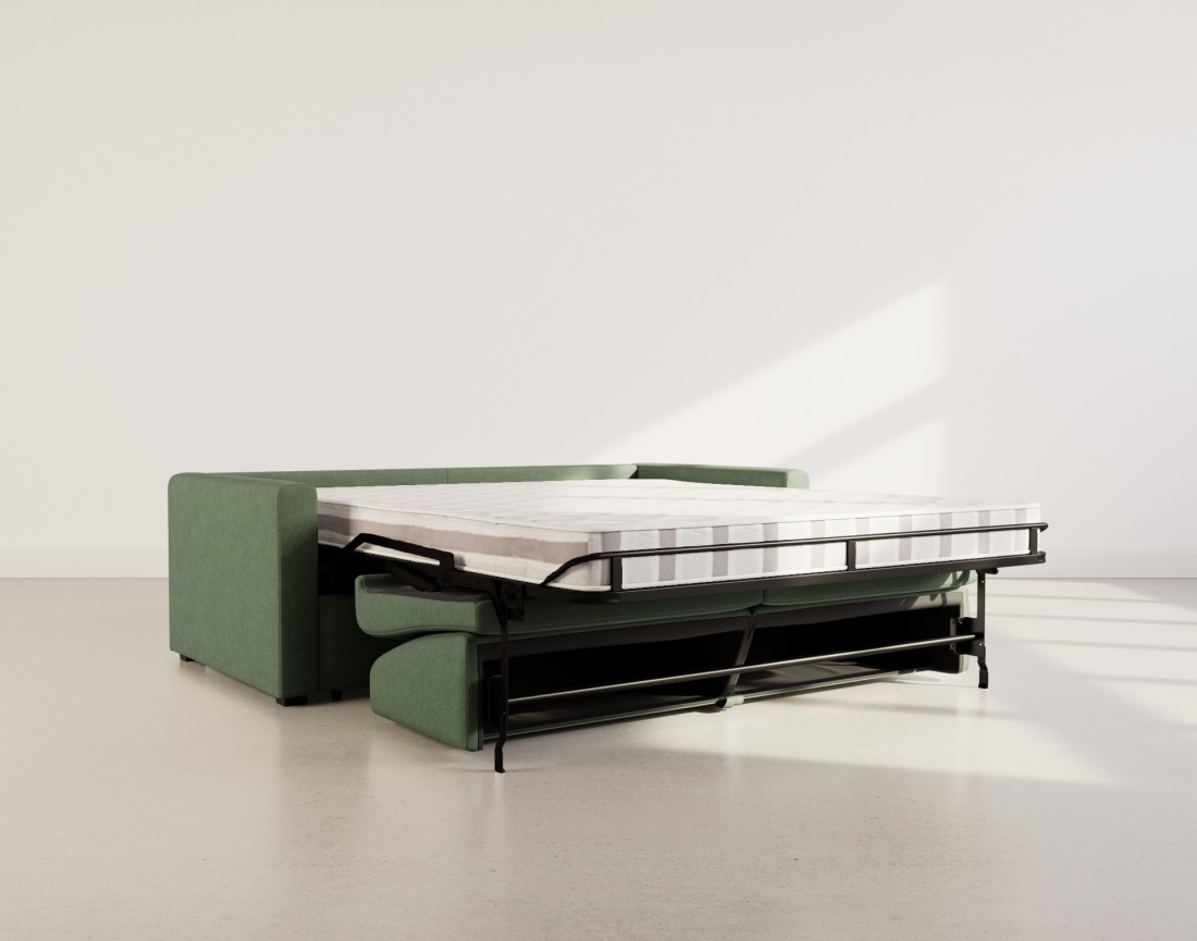 Canapé JULIA 3 places convertible express quotidien en tissu | Best Mobilier