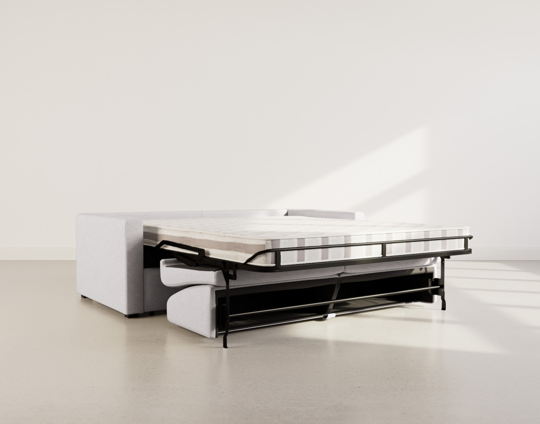 Canapé 3 places convertible express quotidien en tissu Julia