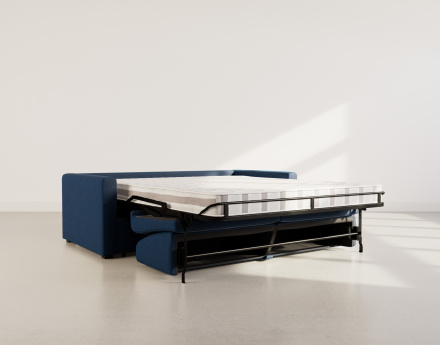 Canapé 3 places convertible express quotidien en tissu Julia