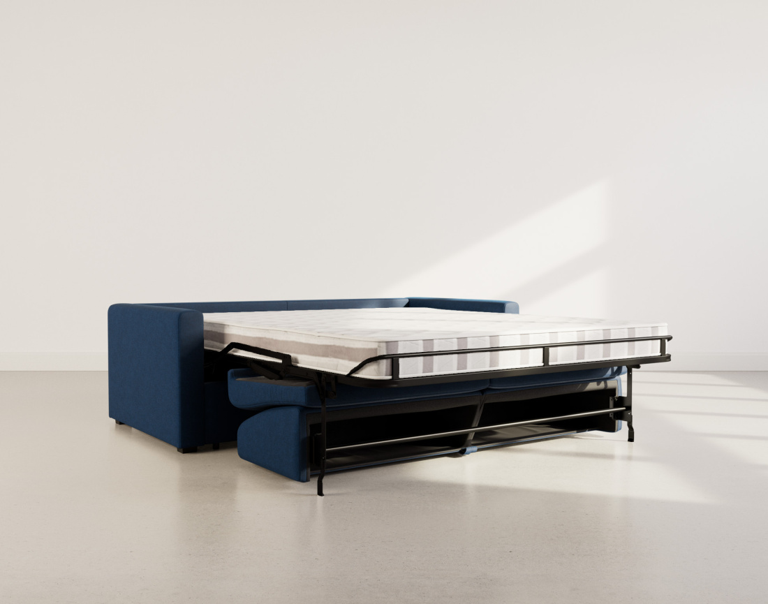 Canapé 3 places convertible express quotidien en tissu Julia