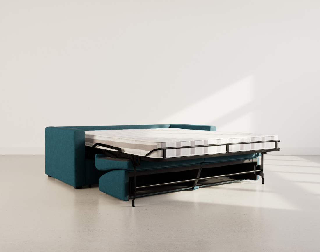 Canapé JULIA 3 places convertible express quotidien en tissu | Best Mobilier