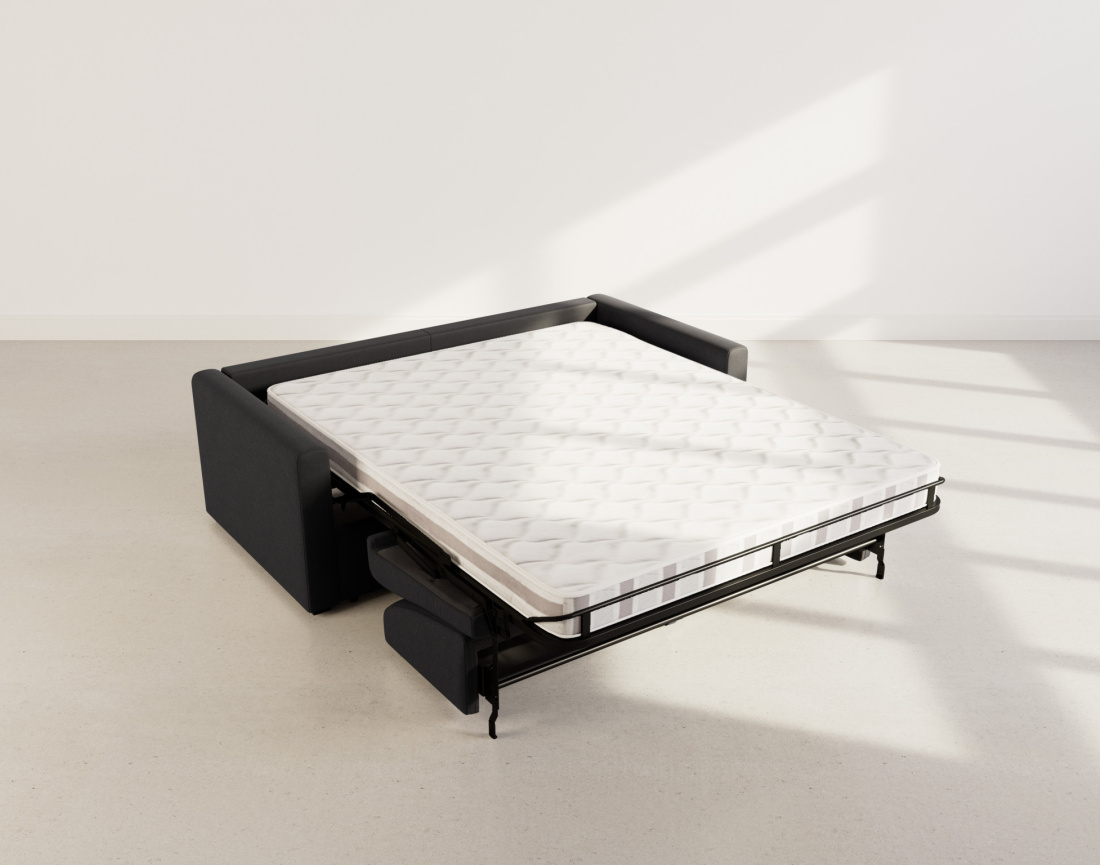 Canapé 3 places convertible express quotidien en tissu Julia