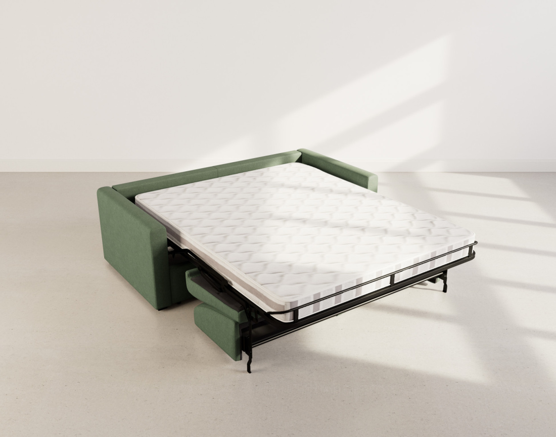 Canapé 3 places convertible express quotidien en tissu Julia