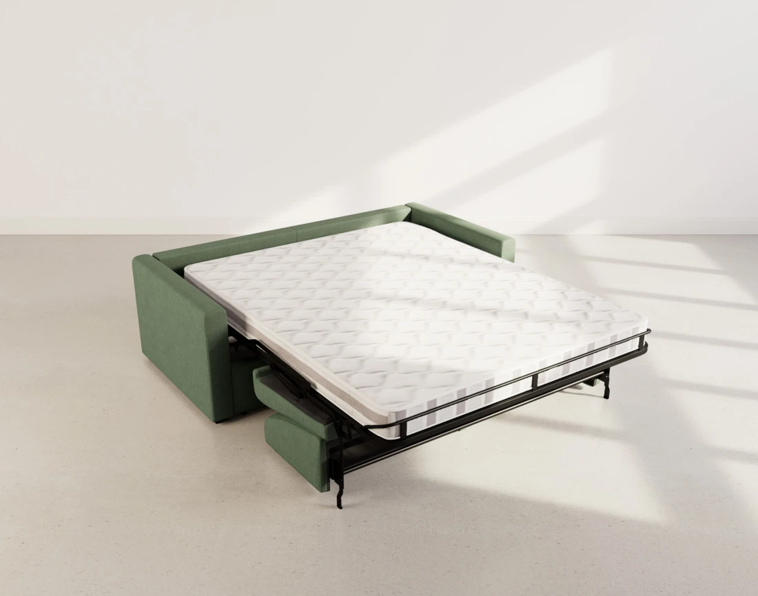 Canapé 3 places convertible express quotidien en tissu Julia