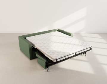 Canapé JULIA 3 places convertible express quotidien en tissu | Best Mobilier