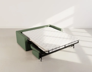 Canapé JULIA 3 places convertible express quotidien en tissu | Best Mobilier