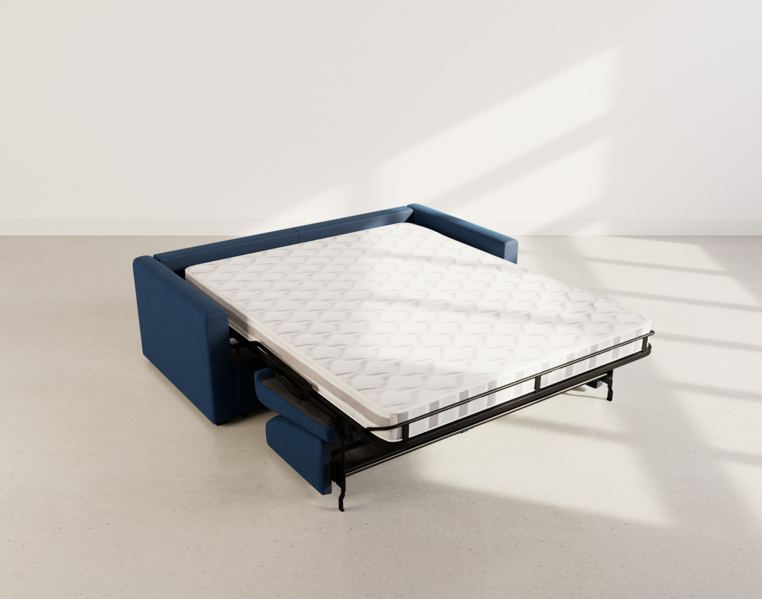 Canapé 3 places convertible express quotidien en tissu Julia