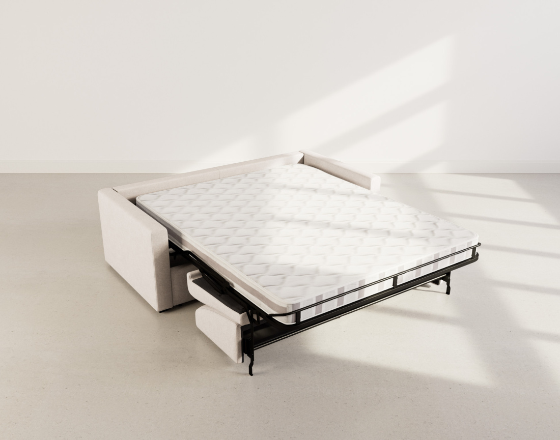 Canapé 3 places convertible express quotidien en tissu Julia