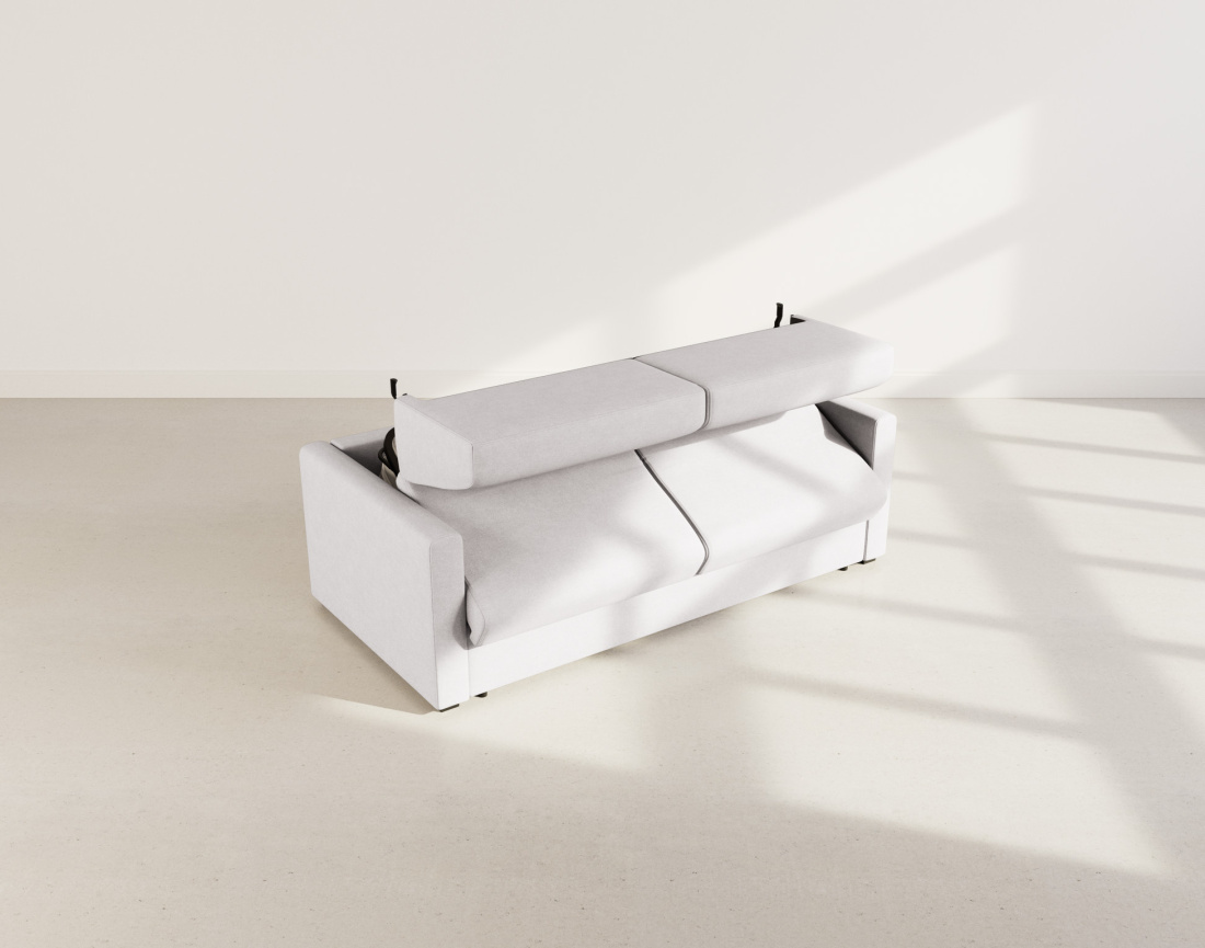 Canapé JULIA 3 places convertible express quotidien en tissu | Best Mobilier