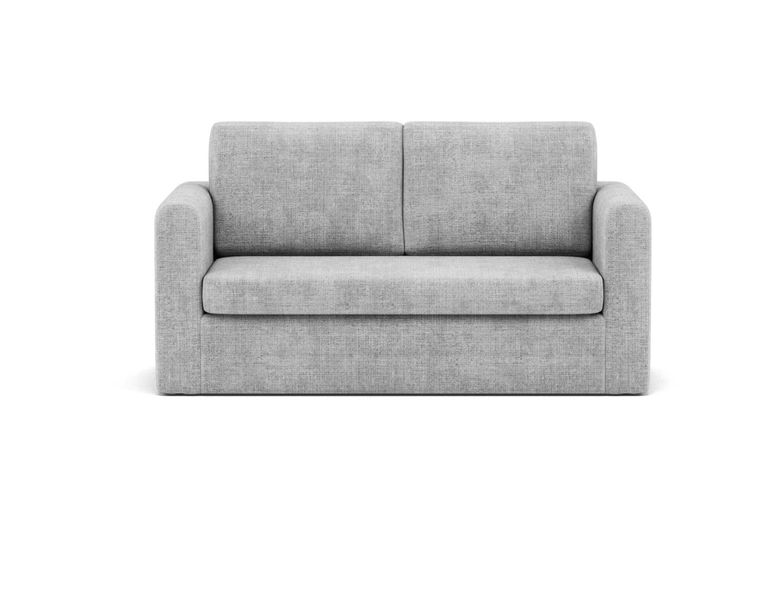 Canapé 2 places convertible déplimousse en velours texturé Marilia