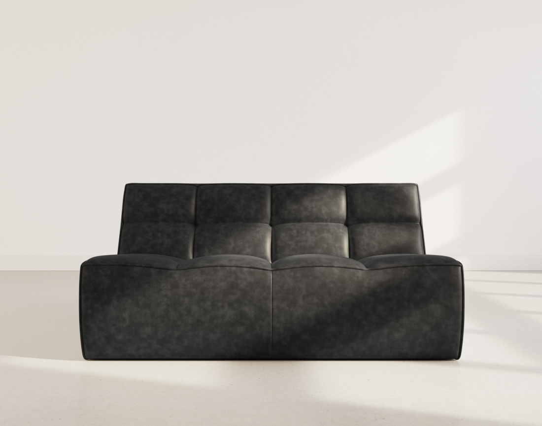 Canapé 2 places en simili Alya