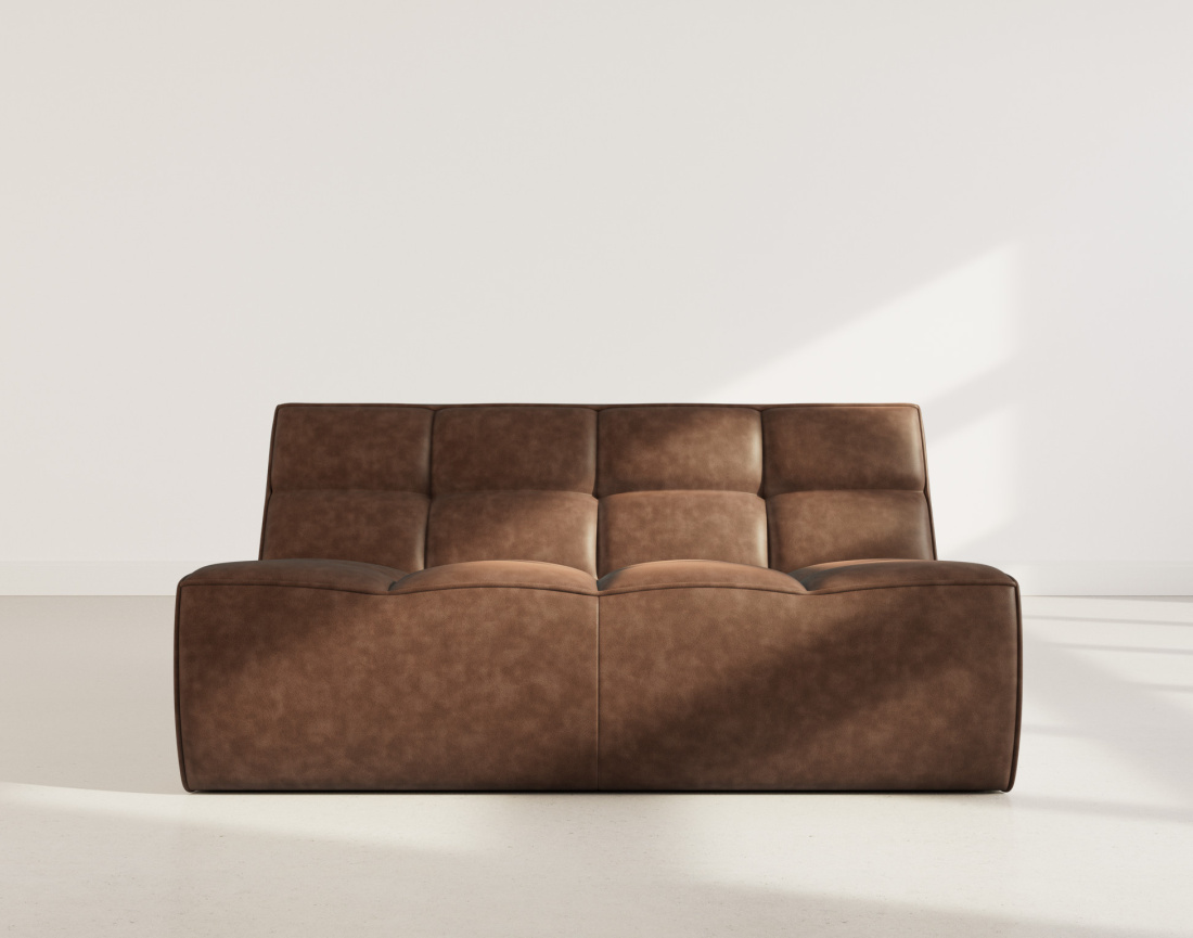 Canapé 2 places en simili Alya