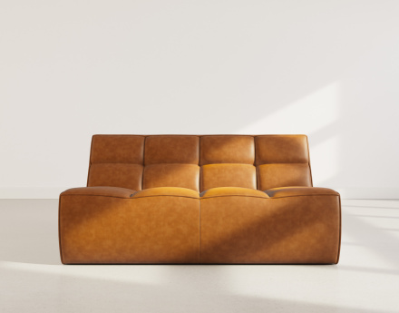 Canapé 2 places en simili Alya