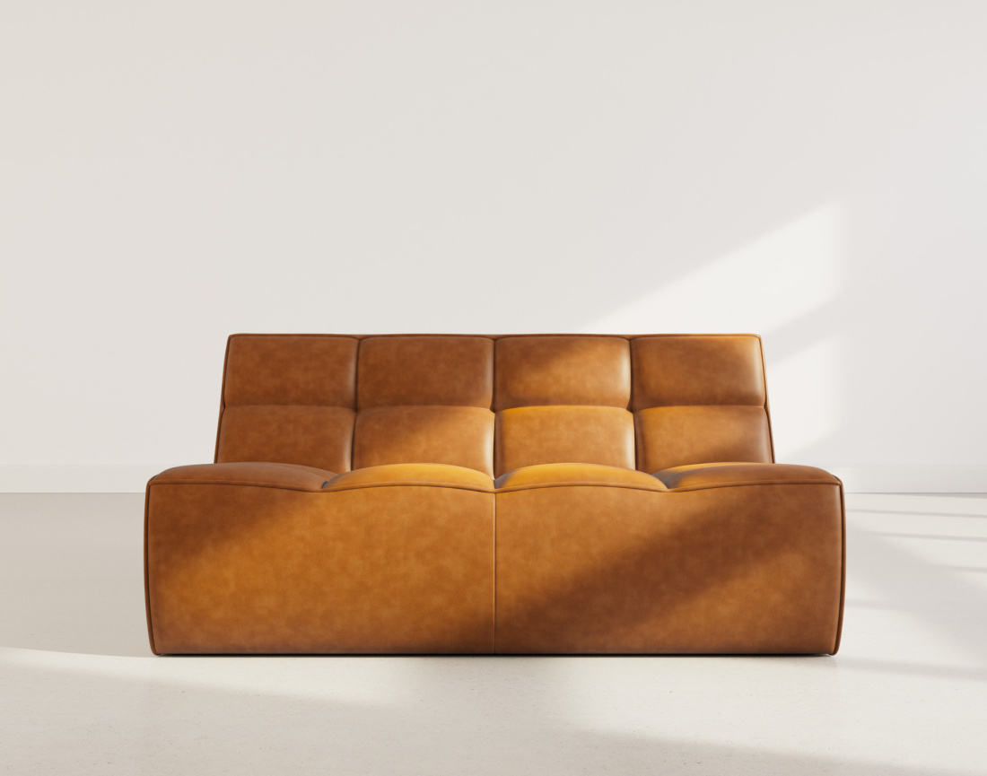 Canapé 2 places en simili Alya